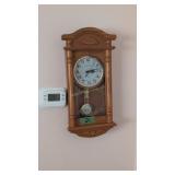 oak wall regulator clock