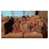 lot of dolls from around the world