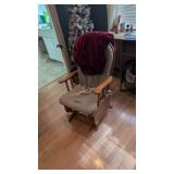 rocking chair with electric blanket