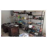 contents of garage office desk lateral file m
