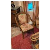 pair of rope turned armchairs
