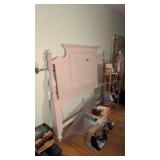 modern whitewashed king size headboard