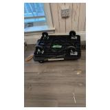 pair of small roll around plastic dollies
