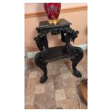 fancy Oriental style dragon head clawfoot wooden