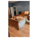 five piece modern bedroom suit double bed with