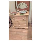 three drawer nightstand 24 in Long
