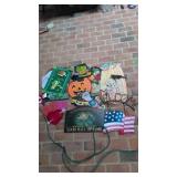 hats, bubble wrap, decorative items