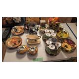 mugs plates dishes as shown