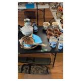 chamber pot, mugs, pans