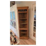 corner bookshelf 24 x 76