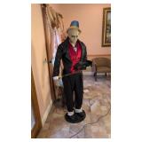 life-size animated Butler figure
