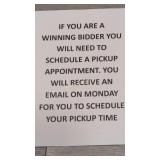 If You Are A Winning Bidder You Will Need To