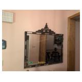 ornate wall mirror 43 x 44