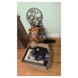 chair clock picture frames