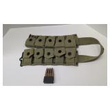 10 full clips of 30-06 ammo with ammo belt