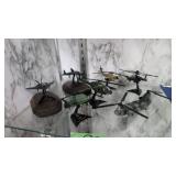 Maisto scale model helicopters and fighter planes