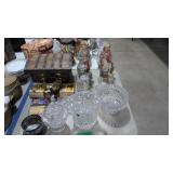 figurines crystal glassware etc