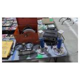 skill saw battery charger jack stands scale