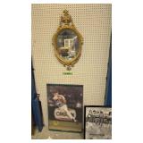 mirror and pictures as shown