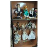 lot of collectors dolls