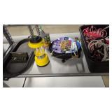 cast iron griddle soaker hose rope figurines etc