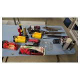 flashlights and tools