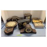 mantle clocks, regulator clocks as shown