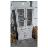 vintage wooden kitchen storage cabinet