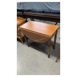 antique pine drop leaf table