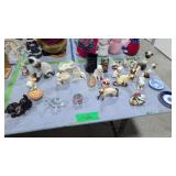 lot of cat figures etc
