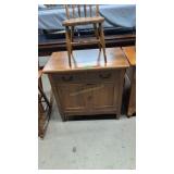 antique oak washstand