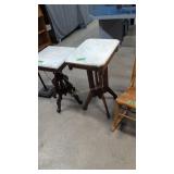 small Victorian marble top stand