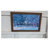 Budweiser framed print