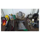 tools wire basket helmet light etc