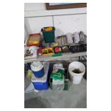 tools, cooler, bucket lot etc
