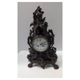 ornate figural Victorian Leroy bronze mantle