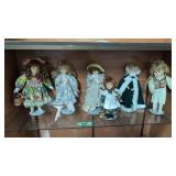 lot of collectors dolls
