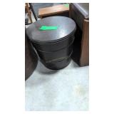 antique wooden buclet stool