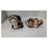Pair Of Royal Dalton Tobey Mugs As Shown 4 In A