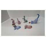 Herend Porcelain Animal Figures 1.5 In- 5 In
