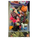 tub lot of beanie babies