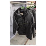 Black Leather 3/4 Wilson Jacket Size Medium By