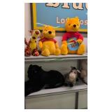 black panther Winnie the Pooh tiger donkey