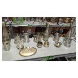 silver plate fan etc