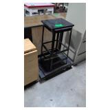 barstool on rolling dolly