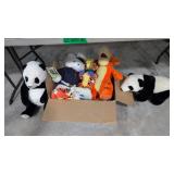 lot of stuffed animals