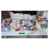 lot of gnome and stuff ed animals as shown