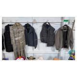 lots of jackets as shown