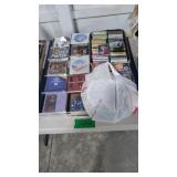 CDs and cassettes