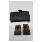 m1 garand ammo with ammo pouch